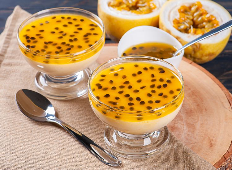 Crème au fruit de la passion en verrine – Dessert tropical onctueux et rafraîchissant